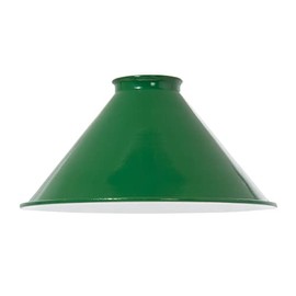 B&P Lamp® Green Industrial Cone Metal Shade
