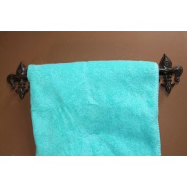 Stoneledge Investments Cajun Bathroom Decor Gift Set, Towel Rack Ring / TP Holder, Metal- Historic NFDL
