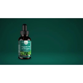 Organic Oregano Oil Drops - Super Concentrated Liquid Oil with Carvacrol - 30mL
