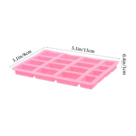 DOITOOL Miniature Brick Mold for Sand Table Building Model DIY Blocks Mold Creative Tiny Brick Making Tool for Landscape Scenery and Dollhouse Crafting Random Color