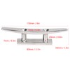 6in Low Flat Dock Cleat 2 Hole Deck Rope Anchor