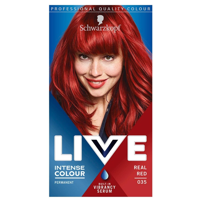 Schwarzkopf Live Intense Colour 035 Real Red (3 x 142.5
