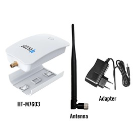 HT-M7603 Indoor LoRa Gateway MCU MT7628 SX1303+SX1250 LoRa Chip 8 Channel Standard LoRaWAN 863-928MHz Supports Wi-Fi/Ethernet IOT Cloud Platform Indoor Hotspot (915MHz)