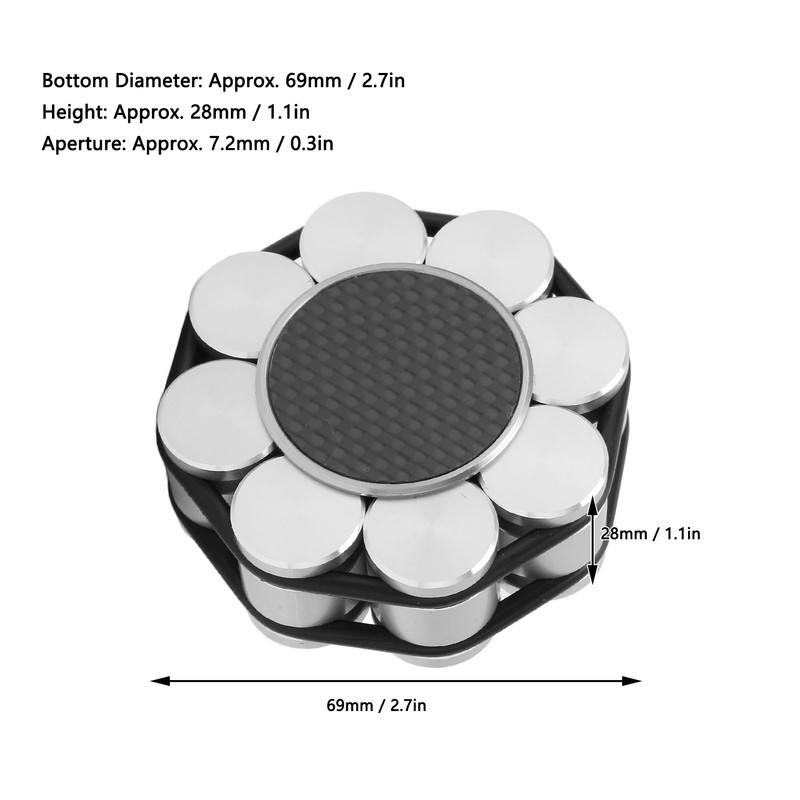 Record Weight Clamp Turntable Disc Stabilizer with Silicone Bottom for