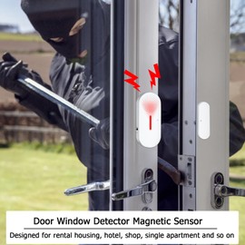 Door Window Alarm 110DB Door Alarms for Kids Safety, Wireless Sensor Door Window Burglar Alarm-Door Sensor Alarm for Home