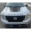 INCreation Fits 2016-2023 Nissan Titan Hood Vinyl Decal Rally Sticker