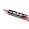 Pentel Maxiflo Dry Wipe Slim Chisel Tip Marker - Red