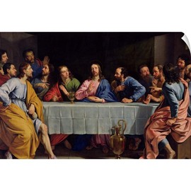 CANVAS ON DEMAND The Last Supper, 1648 Wall Decal, Religious Artwork