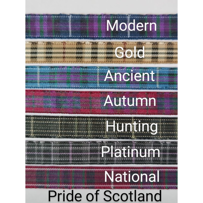 Thistle Plaid Bangle in a choice of Scottish tartans