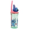 OM SUPPLIES Stitch 3D Figurine Cartoon Characters Reusable Tumbler Childrens