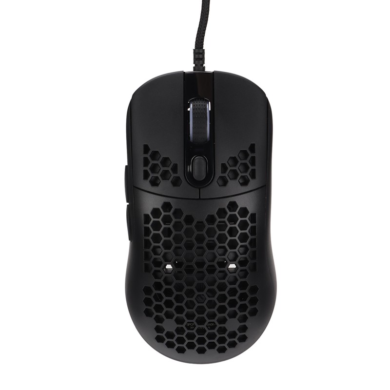 Mechanical Mouse RGB Backlight 6400DPI Ergonomic Honeycomb Usb Wired Gaming