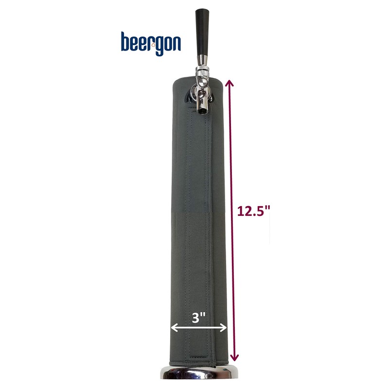 Beer Tower Cooler Insulator - Extra-Thick (4 mm) Neoprene Cover