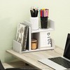 Furinno Hermite Wooden Desktop Bookshelf Storage Organizer for Home and
