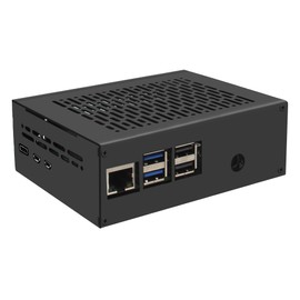 Geekwrom X1011-C1 PCIe Metal Case for Raspberry Pi 5 & X1011 PCIe to Quad NVMe Shield