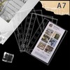 OKAWASI Sealing Notebook, Clear, Girls, Removable, A7