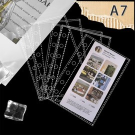 OKAWASI Sealing Notebook, Clear, Girls, Removable, A7