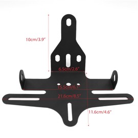 Motorcycle License Plate Holder Tail Light Bracket Tidy Fender Eliminator Stainless Steel for 2023 2024 CFMOTO 450SR Accessories