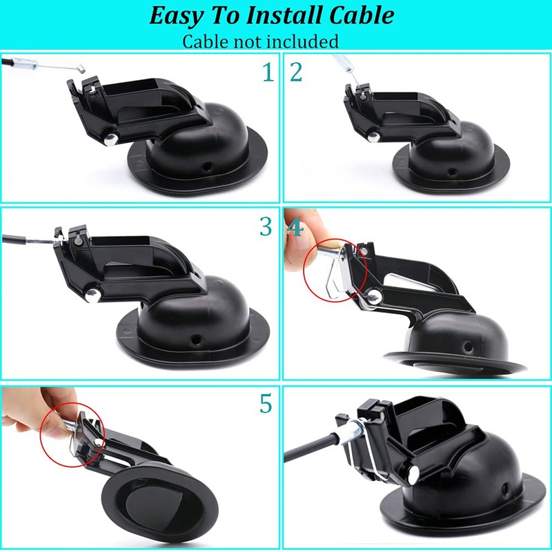 ttmagic Universal Heavy-Duty Metal Sofa Chair Recliner Release Pull Handle