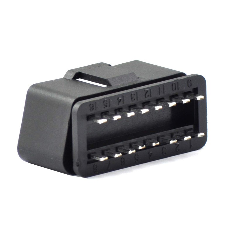 OLLGEN 16 Pin OBD 2 OBDII Male Connector OBD2 16