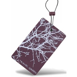 Lewis N. Clark Travel Green 2-Pack Luggage Tags, Purple, One Size