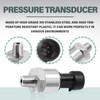 OTUAYAUTO 100 Psi Pressure Transducer Sender Sensor - 1/8" -27