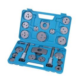 ZJERYL GULL Disc Brake Caliper Compression Tool 22pc Professional Piston Compressor Tool Set for Automotive Brake Pad Replacement (Blue)