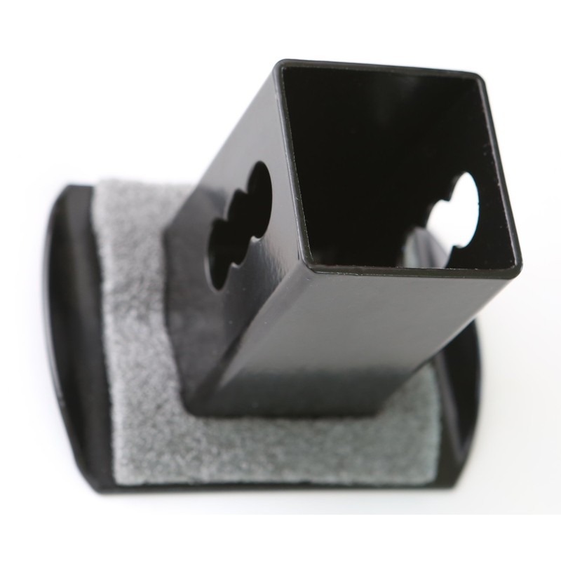 HitchCover Moose 3D Chrome Emblem on Black Trailer Metal Fits