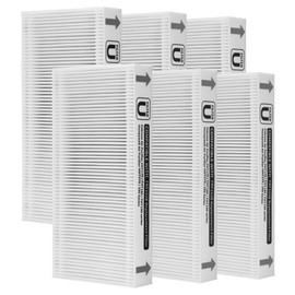GoKBNY 6-Pack FRF102B Replacement Filter Compatible with Febreze FRF102B/FHT170/FHT180/FHT190 Purifiers and Honey-well Clean U Filter HRF201B/HHT270/HHT290 Purifiers