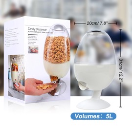 12"Large Automatic Candy Dispenser Machine,Vintage Motion Activated Candy Dispenser Touch Free,3 Distribution Options Desktop Auto Candy Dispenser for Office Desk,Home,Party