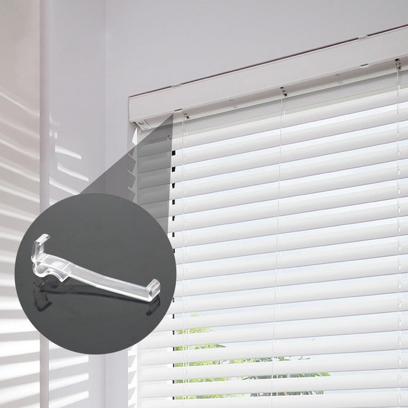AUDEEKON 3.25 Inch Valance Clips (4-Pack) – Horizontal Blind Clip