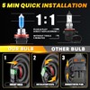 YOKESTU Headlight Bulb Fit For Toyota RAV4 2013 2014 2015