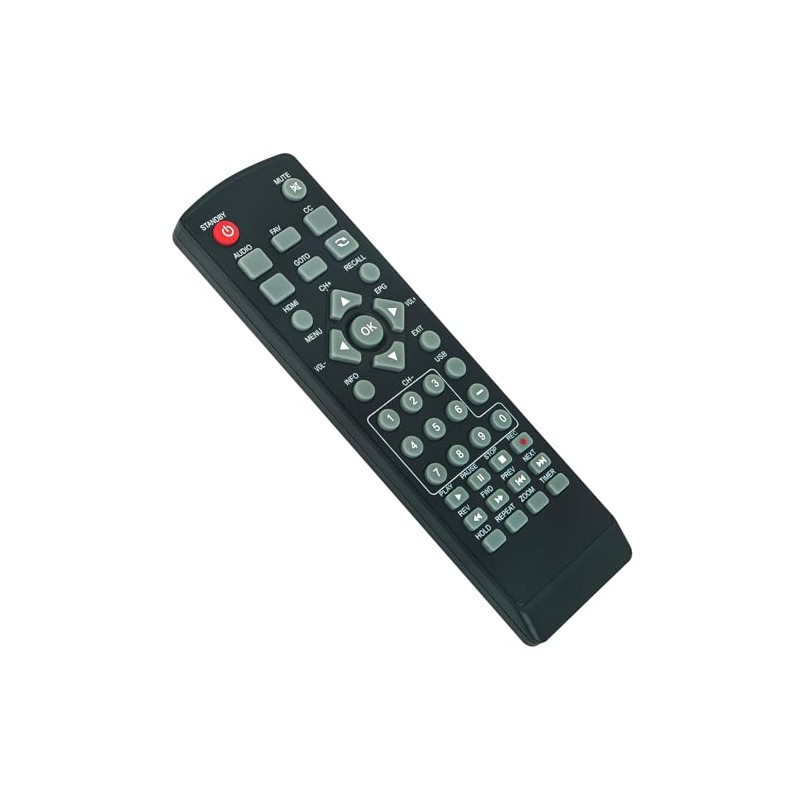 Replace Remote Control Compatible with Ematic Digital TV Converter Box