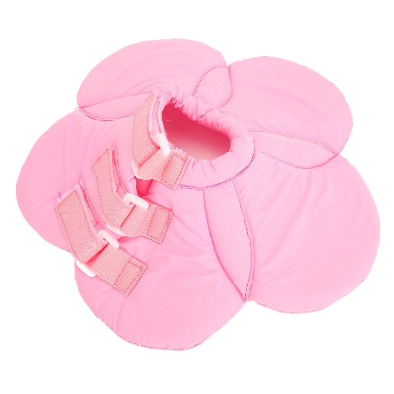 Pet Recovery Collar Adjustable Lightweight Prevent Licking Sunflower Shape Cute