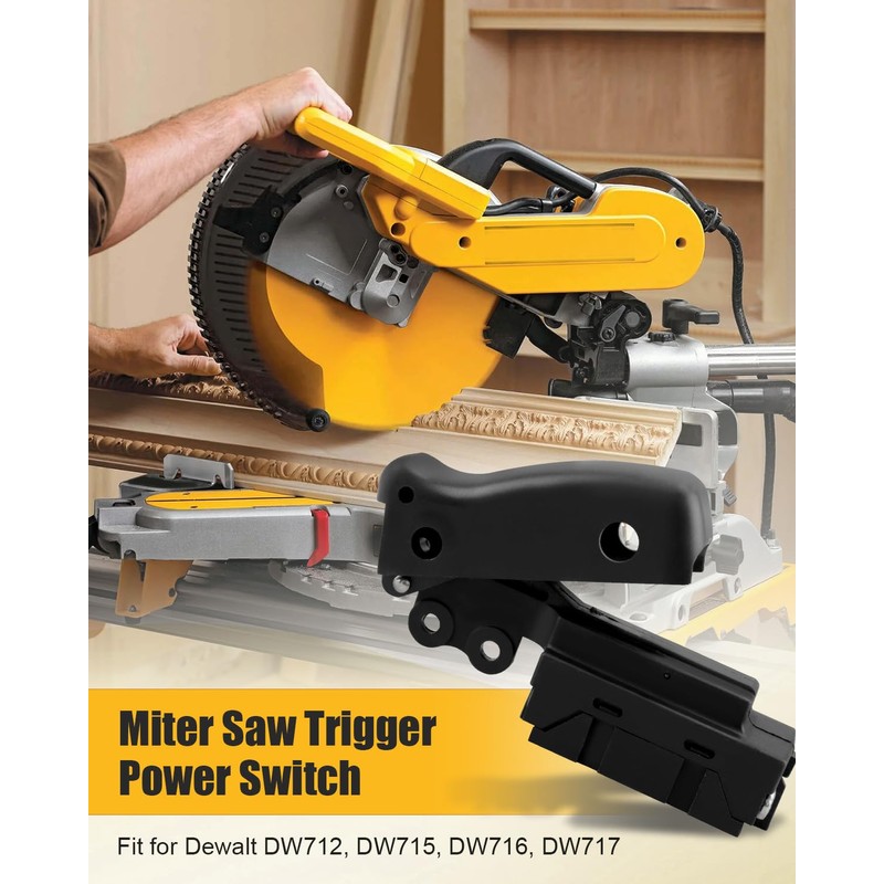 ULXIOM Miter Saw Trigger Power Switch Replacement Fit for Dewalt