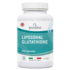 Bandini® Liposomal Glutathione Reduced | L-Glutathion Setria® - Better Absorption, Antioxidant, Detox & Anti Aging for Optimal Cell Protection | Non-GMO, 100% Vegan | 2-Month Supply – 60 Capsules