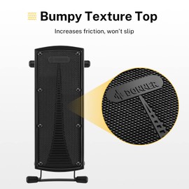 Donner Guitar Footrest with Non-Slip Rubber Base, Foldable Guitar Footstool Guitar Footstool Foot Stand for Classical Guitar