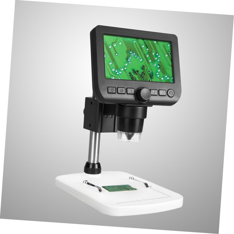 Operitacx Digital Microscope with Magnification Adjustable Bracket High Brightness Leds
