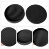 8 Pieces Non-Slip Rubber Furniture Coasters, Round Carpet Protector Cups,