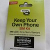 Straight Talk SIM Card For VERIZON CDMA Network Activation Kit