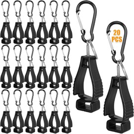 JMIATRY Pack of 20 glove clips, glove holder, glove clamp, Arbert glove holder for gloves, masks, helmets (125 x 31 x 18 mm)