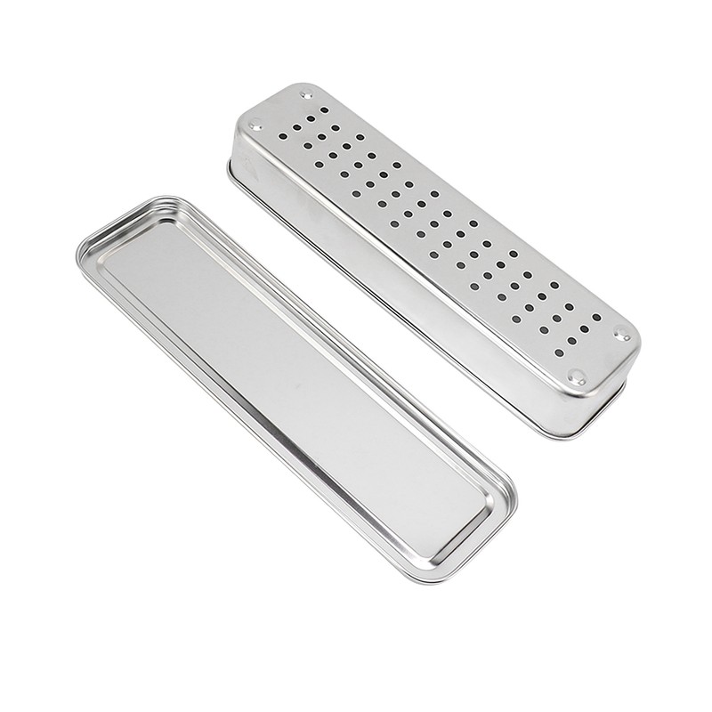 Stainless Steel Cutlery Tray Holder Kitchen Chopstick Spoon Fork Storage