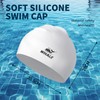 Whale Silicone Swim Cap - Waterproof, Non-Slip, High Elasticity -