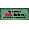Schatzmix Tin-Plate Sign, Sheet metal, Multicoloured, 27x10 cm