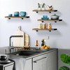 Floating Shelf Brackets 6 inch, Heavy Duty Wall Shelf Bracket