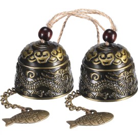 generic Campana De Dragón Clásico De 2 Piezas De Campana De Fengshui
