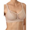 Womens Wellness Dots Organic Cotton Wireless Bra - Size 36D