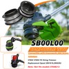 HUAREW SB00L00 Dual Trimmer Line Replacement Spool for Greenworks ST60V