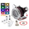 Lenkdou Mini Air Cleaner Intake Filter w/ LED For Harley