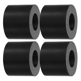 PATIKIL 1.97" OD x 0.98"/0.47" ID x 1.57" Thick Anti-Vibration Pads, 4 Pcs Rubber Isolation Pads Mechanical Vibration Damping Pads Isolator Washer Feet, Black
