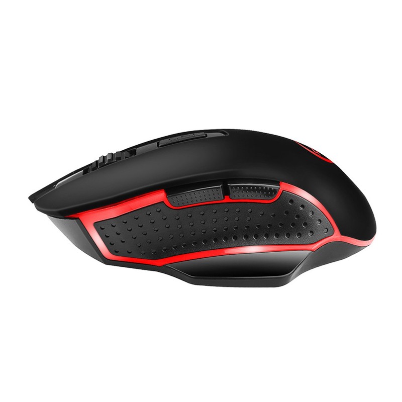 2.4G Wireless Game Mouse Black ABS Portable with Breathing Light
